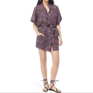 Frame floral belted dress